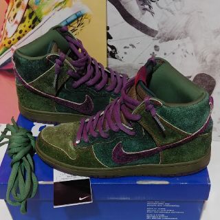 ナイキ(NIKE)のNIKE DUNK HIGH PREMIUM SB SKUNK スカンク(スニーカー)