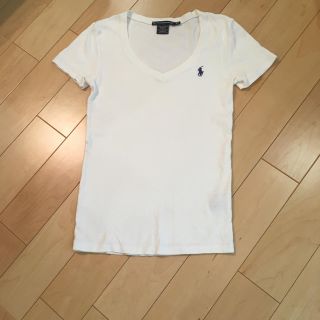 ラルフローレン(Ralph Lauren)の【美品】ラルフローレン Vネック Tシャツ(Tシャツ(半袖/袖なし))