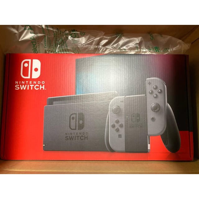 新品　新型　Nintendo Switch 本体　グレー