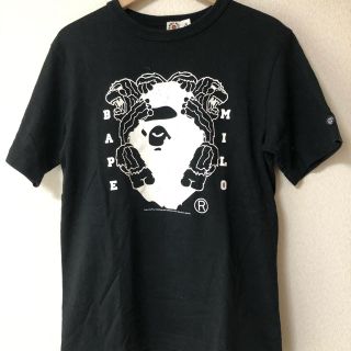 アベイシングエイプ(A BATHING APE)のAPE Tシャツ マイロ ブラック 大猿 プリント(Tシャツ/カットソー(半袖/袖なし))