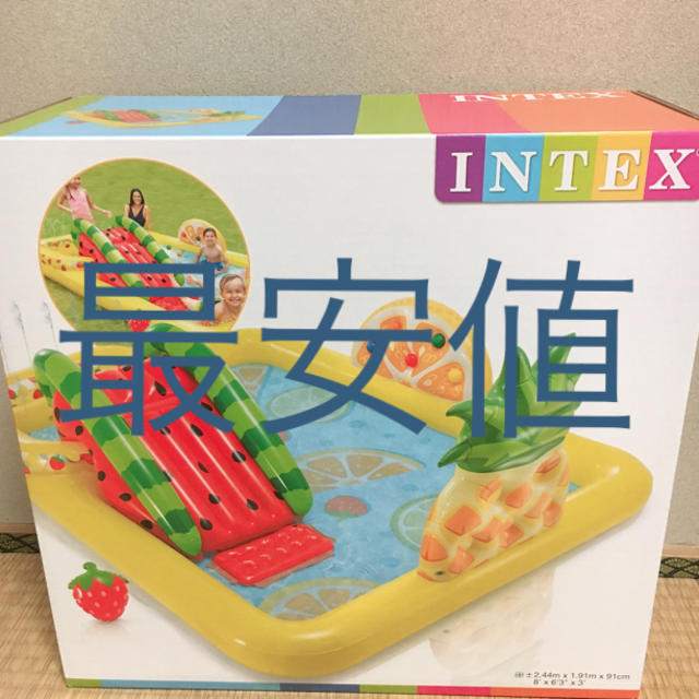 INTEX インテックス ビニールプール ファン＆フルーティー プレイセンター