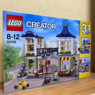 レゴ(Lego)の新品未開封レゴ クリエイター おもちゃ屋と町の小さなお店 31036(知育玩具)