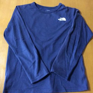 ザノースフェイス(THE NORTH FACE)のノースフェイス 150cm ネイビー 長袖Tシャツ(Tシャツ/カットソー)