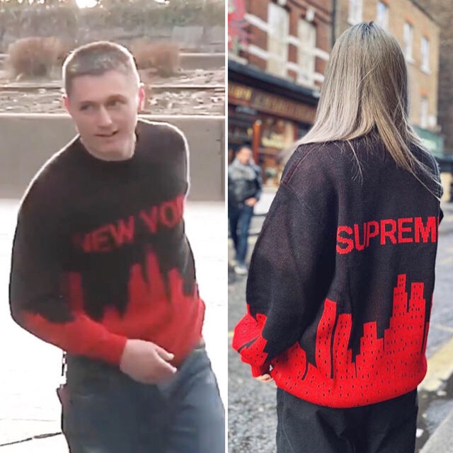 Supreme(シュプリーム)のnew york sweater メンズのトップス(ニット/セーター)の商品写真