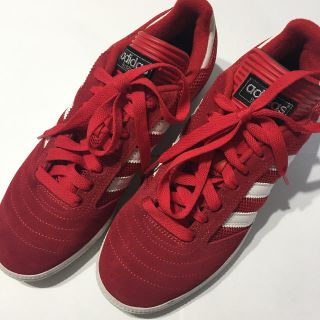 アディダス(adidas)のadidas busenitz 赤　(スニーカー)