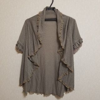 アクシーズファム(axes femme)の♡ララ様専用♡新品☆シースルー☆axes半袖のフリル袖お洋服(カーディガン)