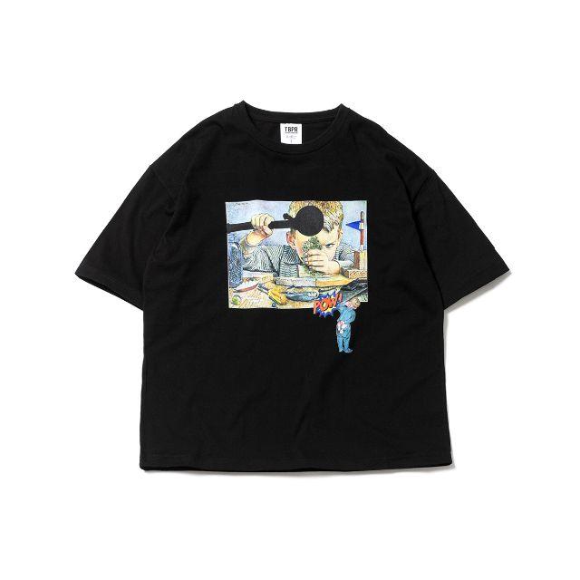 トップスTIGHIBOOTH　タイトブース　Dr.X Tee　ブラック L 黒　TBPR