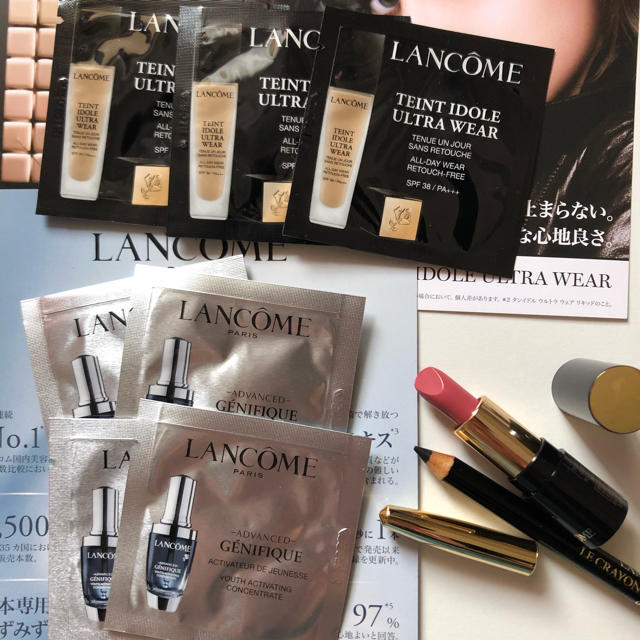 LANCOME(ランコム)の新品未使用品‼️ランコム アイライナー、ルージュ、その他 コスメ/美容のキット/セット(サンプル/トライアルキット)の商品写真