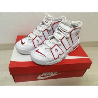 ナイキ(NIKE)のNIKE AIR MORE UPTEMPO (GS)(スニーカー)