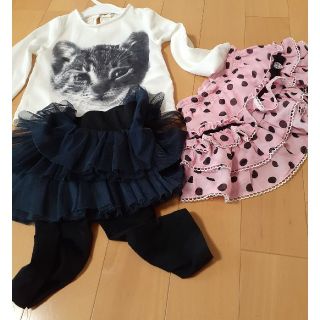 エイチアンドエム(H&M)の女の子 90 H&M スカート　スカッツ(その他)