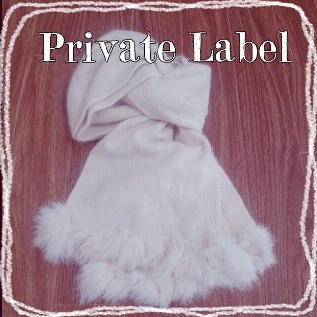 PRIVATE LABEL(プライベートレーベル)のPrivate Label☆リアルファー レディースのファッション小物(マフラー/ショール)の商品写真