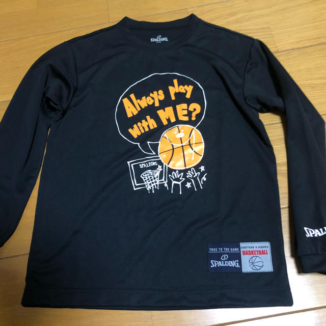 SPALDING(スポルディング)のみほ様専用　新品　スポルティング　バスケ長袖Tシャツ　140 キッズ/ベビー/マタニティのキッズ服女の子用(90cm~)(Tシャツ/カットソー)の商品写真