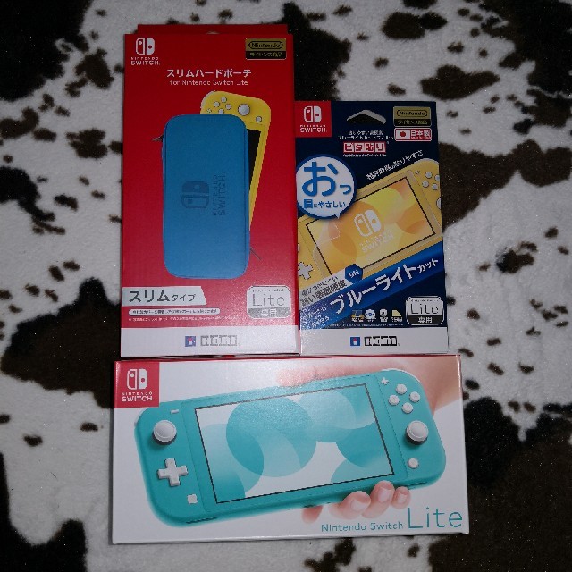 Nintendo Switch(ニンテンドースイッチ)の新同品 Nintendo Switch Lite ターコイズ 3年保証付き エンタメ/ホビーのゲームソフト/ゲーム機本体(携帯用ゲーム機本体)の商品写真