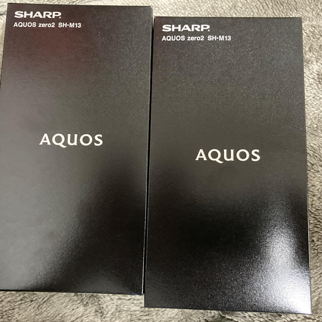 高品質の激安 - AQUOS AQUOS 2台 新品未開封 SIMフリー SH-M13 zero2 スマートフォン本体