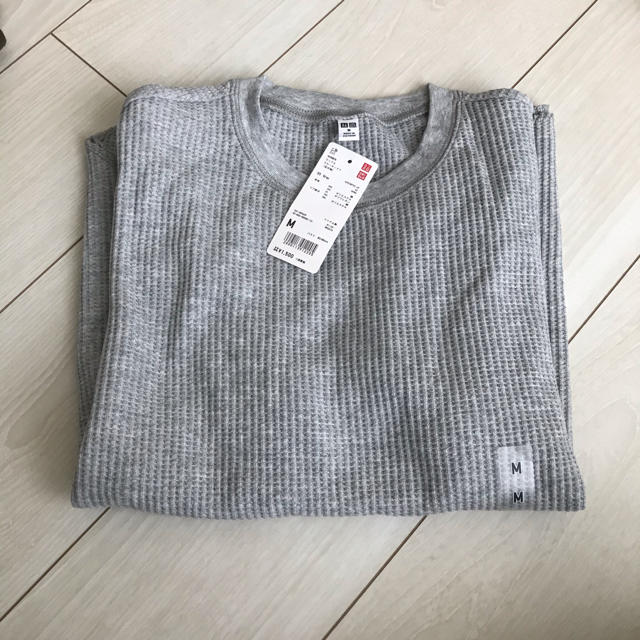 UNIQLO(ユニクロ)の【新品】UNIQLO♡クルーネックワッフル T レディースのトップス(Tシャツ(半袖/袖なし))の商品写真