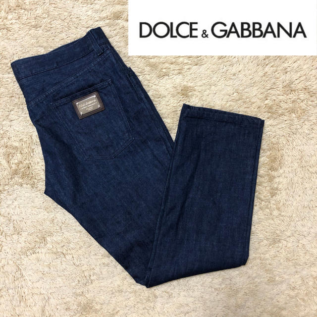 DOLCE&GABBANA 14GOLD ロゴプレート ジーンズ ITALY - デニム/ジーンズ