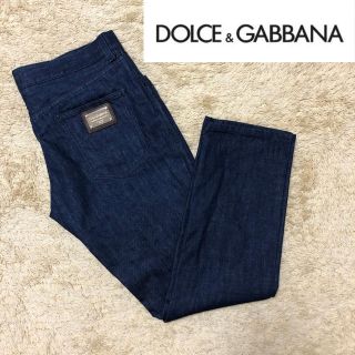 ドルチェアンドガッバーナ(DOLCE&GABBANA)のDOLCE＆GABBANA 14GOLD ロゴプレート ジーンズ ITALY(デニム/ジーンズ)