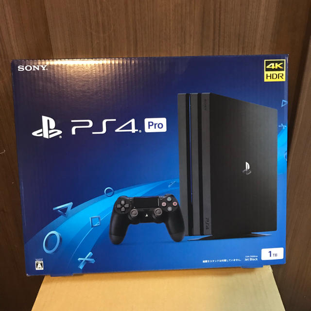 家庭用ゲーム機本体Playstation4 Pro ブラック 1TB CUH-7200BB01