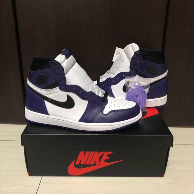 NIKE(ナイキ)の26cm  AIR JORDAN 1 OG High court purple メンズの靴/シューズ(スニーカー)の商品写真
