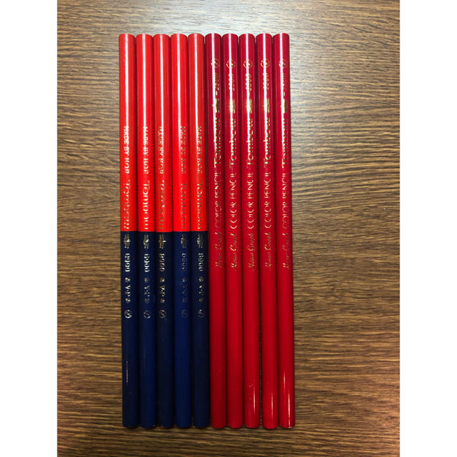 トンボ鉛筆(トンボエンピツ)のトンボ　色鉛筆　赤青　10本 エンタメ/ホビーのアート用品(色鉛筆)の商品写真
