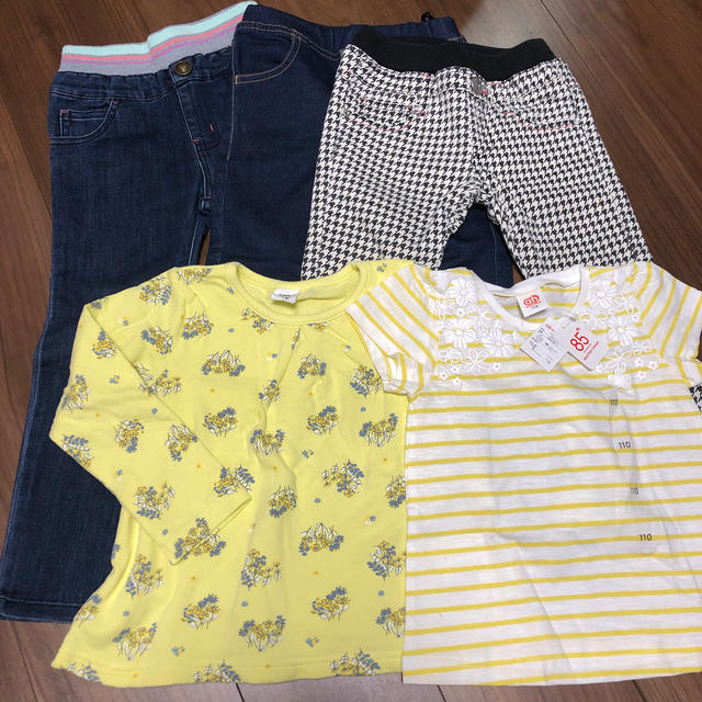 キッズ　ズボン＆トップスセット　110cm キッズ/ベビー/マタニティのキッズ服男の子用(90cm~)(Tシャツ/カットソー)の商品写真