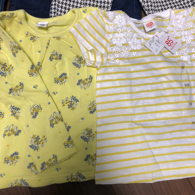 キッズ　ズボン＆トップスセット　110cm キッズ/ベビー/マタニティのキッズ服男の子用(90cm~)(Tシャツ/カットソー)の商品写真