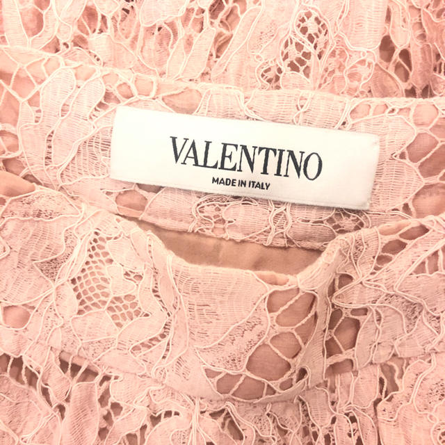 VALENTINO(ヴァレンティノ)の【VALENTINO/ヴァレンティノ】38★ピンク★総レーススカート★美品 レディースのスカート(ひざ丈スカート)の商品写真