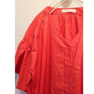 ショコラフィネローブ(chocol raffine robe)のショコラフィネローブ オレンジのワンピース(ロングワンピース/マキシワンピース)