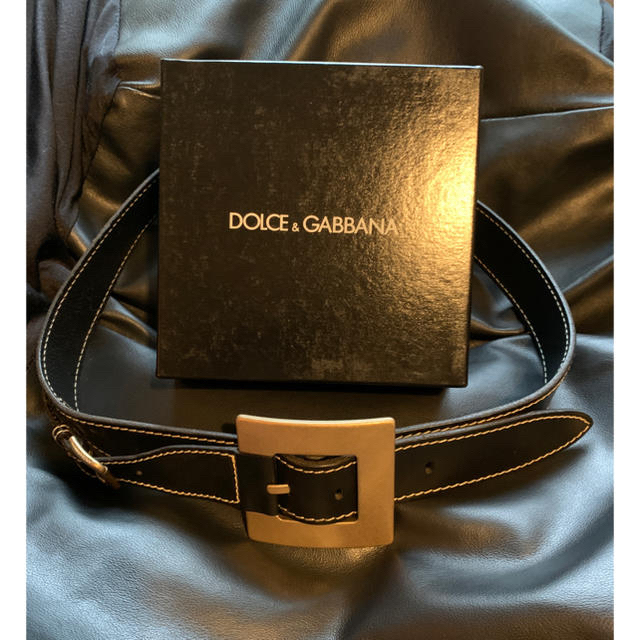 DOLCE&GABBANA(ドルチェアンドガッバーナ)の美品ドルチェアンドガッバーナ　デザインベルト　95 検LEON メンズのファッション小物(ベルト)の商品写真