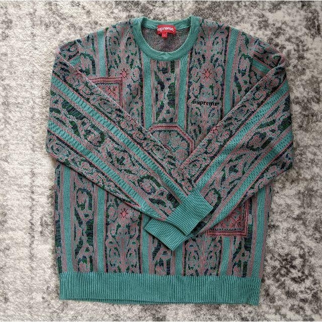 Supreme(シュプリーム)の【美中古】Supreme Tapestry Sweater Lサイズ  メンズのトップス(ニット/セーター)の商品写真