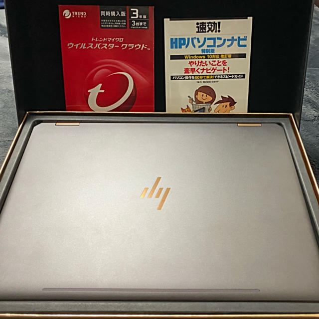 HP(ヒューレットパッカード)のHP HP Spectre x360 15-df0009Txアッシュブラック  スマホ/家電/カメラのPC/タブレット(ノートPC)の商品写真