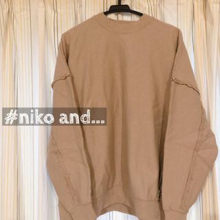 ニコアンド(niko and...)のニコアンド　カットオフスウェット(スウェット)