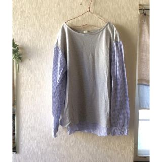 ダブルクローゼット(w closet)のw closet＊切り替えカットソー(カットソー(長袖/七分))