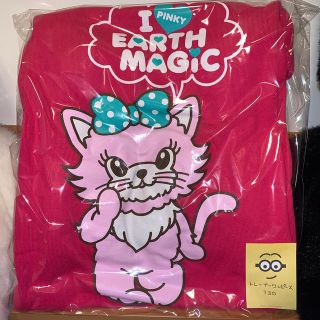 アースマジック(EARTHMAGIC)のアースマジック　ピンキーちゃん　ワンピース(Tシャツ/カットソー)