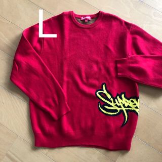 シュプリーム(Supreme)のSupreme Tag Logo Sweater  Lサイズ(ニット/セーター)