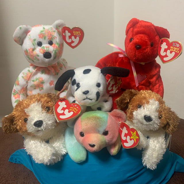 Ty ぬいぐるみ beanie babies ビーニーベイビーズの通販 by 【週末値引 ...