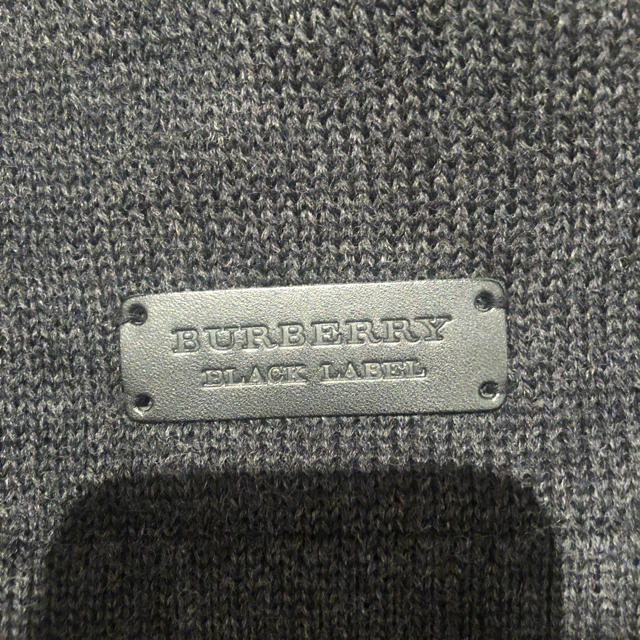 BURBERRY BLACK LABEL(バーバリーブラックレーベル)の最終お値下げ❣️バーバリーブラックレーベルニット帽 メンズの帽子(ニット帽/ビーニー)の商品写真