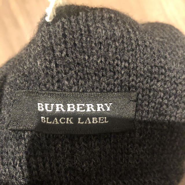 BURBERRY BLACK LABEL(バーバリーブラックレーベル)の最終お値下げ❣️バーバリーブラックレーベルニット帽 メンズの帽子(ニット帽/ビーニー)の商品写真