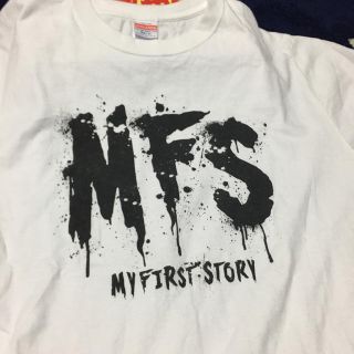 ワンオクロック(ONE OK ROCK)のマイファス  myfirststory ロゴTシャツ　Lサイズ(ミュージシャン)