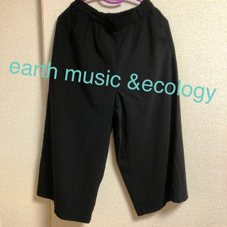 アースミュージックアンドエコロジー(earth music & ecology)のearth music &ecologyガウチョパンツＦ(カジュアルパンツ)