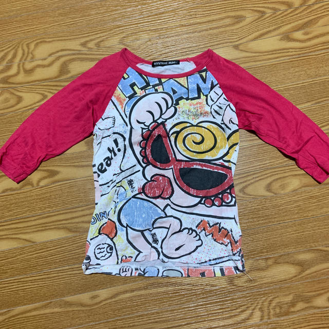 HYSTERIC MINI(ヒステリックミニ)のY.mama様専用　ヒスミニ　七分丈ロンT キッズ/ベビー/マタニティのキッズ服女の子用(90cm~)(Tシャツ/カットソー)の商品写真