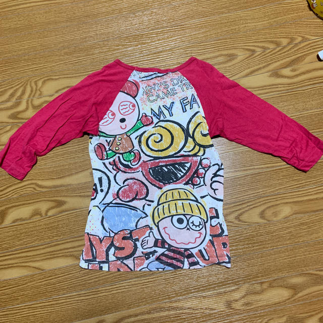 HYSTERIC MINI(ヒステリックミニ)のY.mama様専用　ヒスミニ　七分丈ロンT キッズ/ベビー/マタニティのキッズ服女の子用(90cm~)(Tシャツ/カットソー)の商品写真