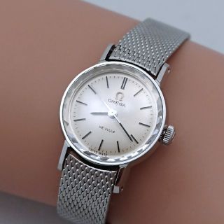 オメガ(OMEGA)のOH済 1967年製 オメガ デビル カットガラス レディース純正ブレス付極美品(腕時計)