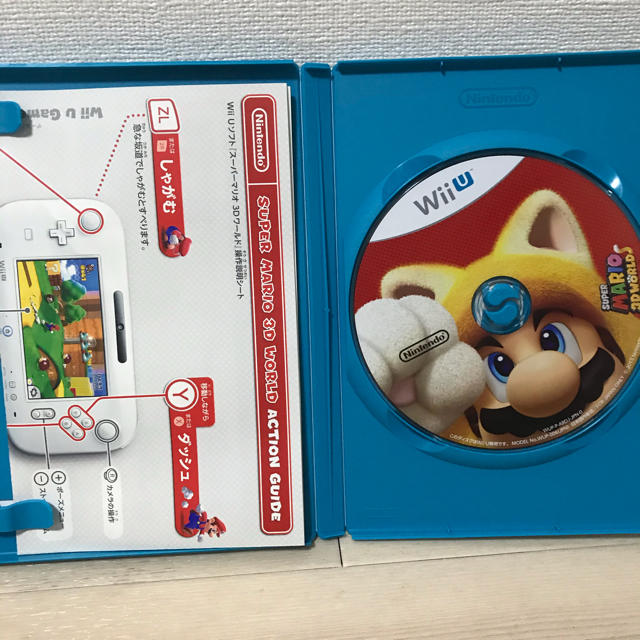 Wii U(ウィーユー)のスーパーマリオマリオ 3Dワールド エンタメ/ホビーのゲームソフト/ゲーム機本体(家庭用ゲームソフト)の商品写真