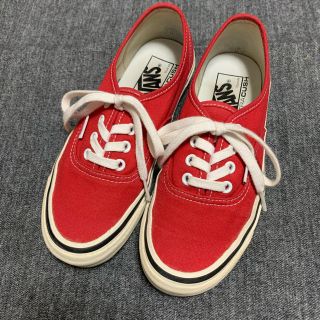 ヴァンズ(VANS)のVANSバンズAuthentic44DXオーセンティック44DX RED(スニーカー)