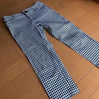 アールユー(RU)のru チェックパンツ 5号(クロップドパンツ)