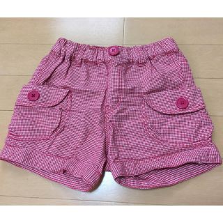 エフオーキッズ(F.O.KIDS)のF.O.KIDS 女児 ギンガムチェック ショートパンツ 130cm(パンツ/スパッツ)