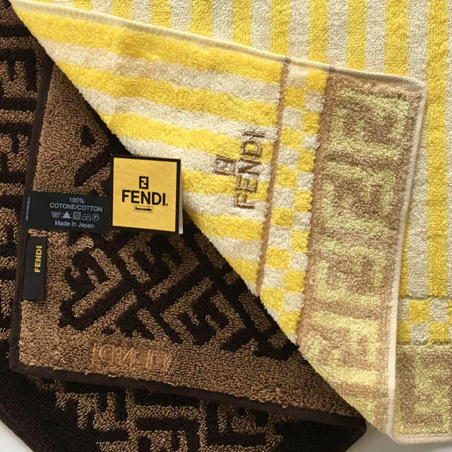 254 新品 フェンディ ハンカチーフ ミニスカーフ セット レディース