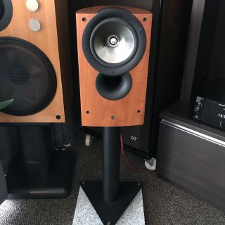 ストレッチドビー KEF iQ3 ペア ウォルナット スピーカーケーブル付き