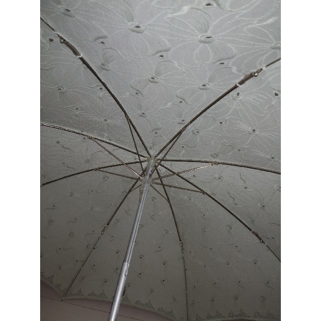 日傘薄いペールグリーン レディースのファッション小物(傘)の商品写真